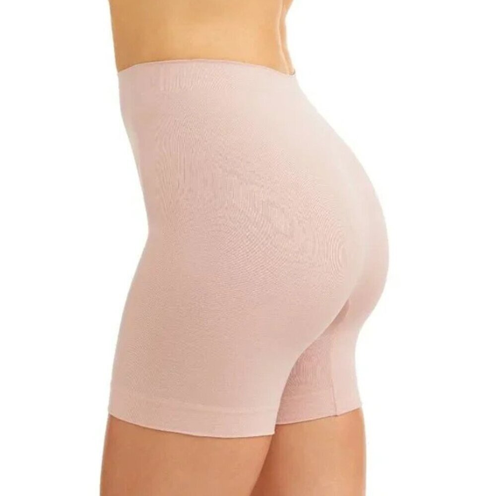 Skinnygirl Beige Seamless Shapewear Slip Short Size Medium 23141